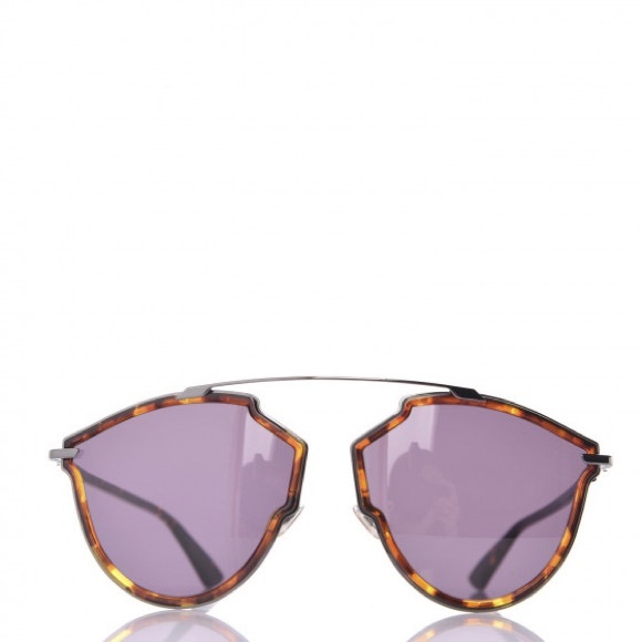 DIOR BUTTERFLY SUNGLASSES SOREALRISE H2HUR DARK RUTHENIUM/HAVANA 58MM - Picture 2 of 13